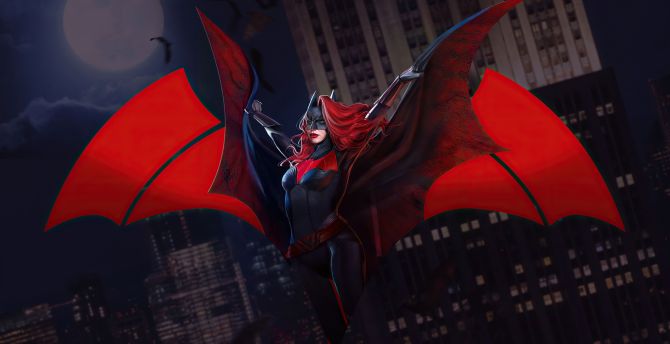 Batwoman, injustice 2, art wallpaper