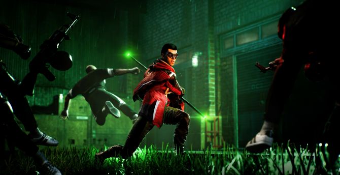 Gotham knights, Robin, game screenshot, 2022 wallpaper
