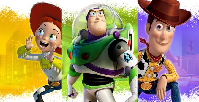 Toy Story 4, movie, collage wallpaper