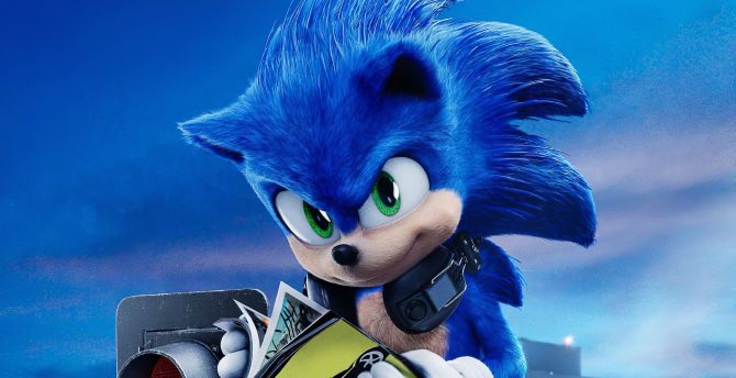 Sonic The Hedgehog, 2020 movie wallpaper
