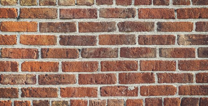 Texture, brick wall, brown wallpaper