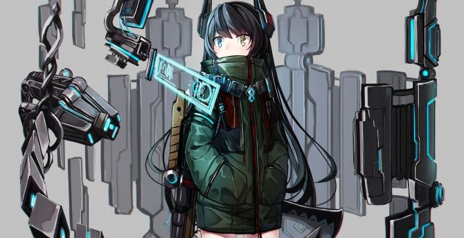 Wallpaper anime girl, original, soldier desktop wallpaper, hd image,  picture, background, c0ecc1 | wallpapersmug