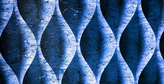 Blue, abstraction, wavy texture wallpaper