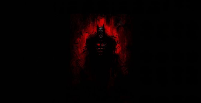 Wallpaper dark, artwork, batman, minimal, dc comics desktop wallpaper, hd  image, picture, background, c26cfc | wallpapersmug