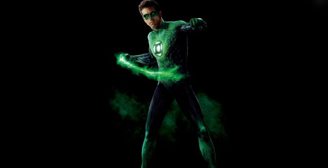 Minimal, Green Lantern, Ryan Reynolds, superhero wallpaper
