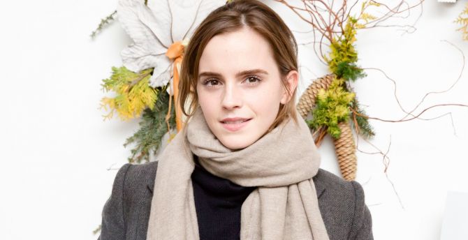 Emma Watson, smile, famous actress wallpaper