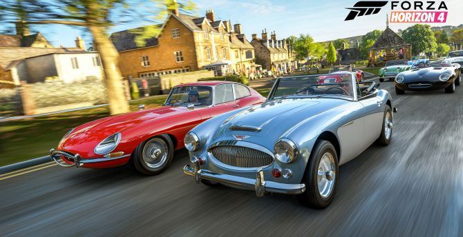 Race, cars, Forza Horizon 4, E3 2018 wallpaper