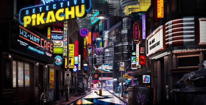 POKÉMON Detective Pikachu, animation movie, 2019 wallpaper