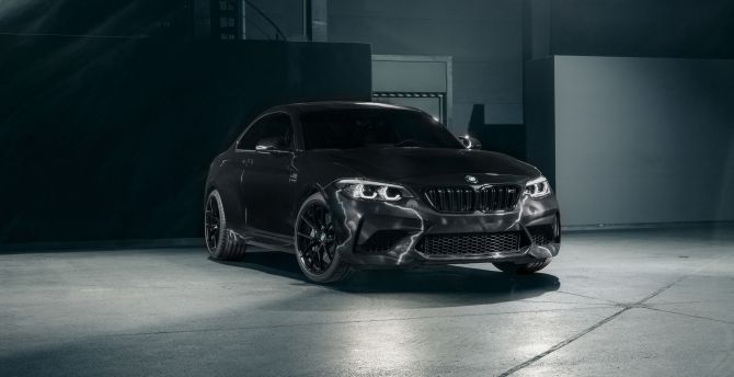 2020 BMW M2, black car wallpaper