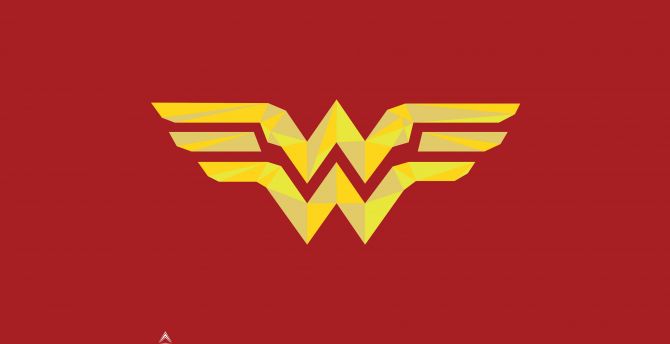 Wonder woman, logo, artwork wallpaper
