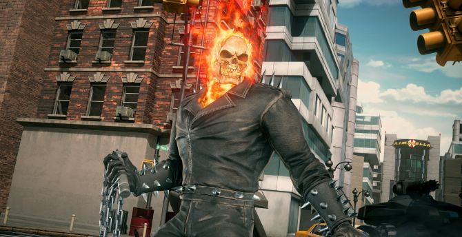 Ghost Rider, New Marvel Vs. Capcom Infinite, superhero, video game wallpaper
