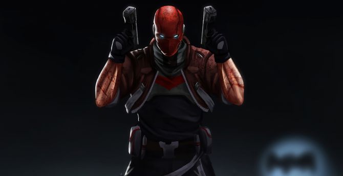 Red Hood, DC comic hero, 2022, fan artwork wallpaper