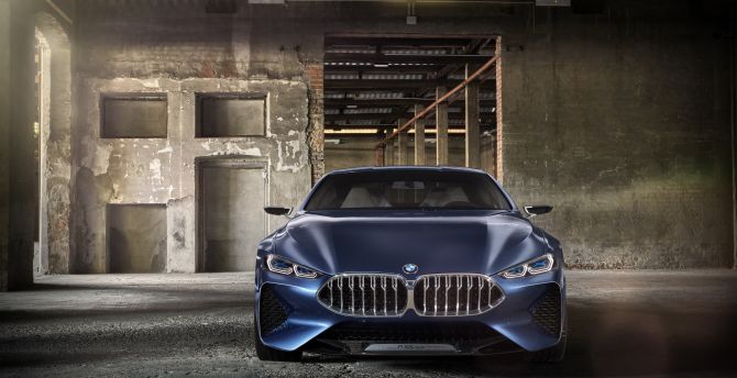 2018, Front view, Bmw concept 8 series wallpaper