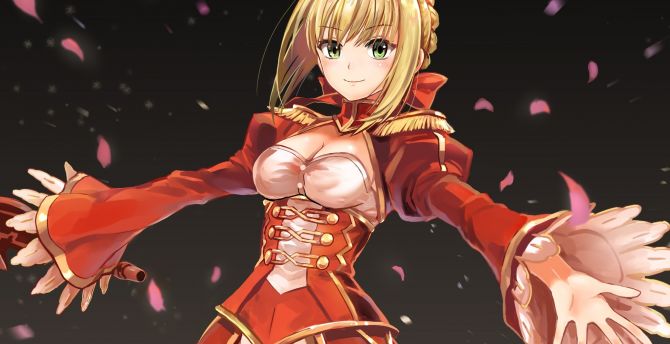 Desktop Wallpaper Fate Extra Last Encore Anime Girl Beautiful Saber Hd Image Picture Background C99bd2