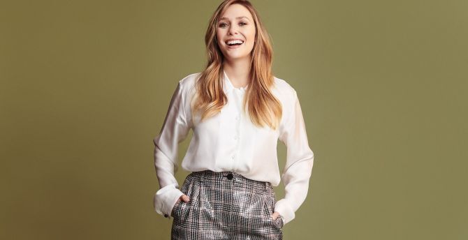 Elizabeth Olsen, 2019, actress, portrait wallpaper