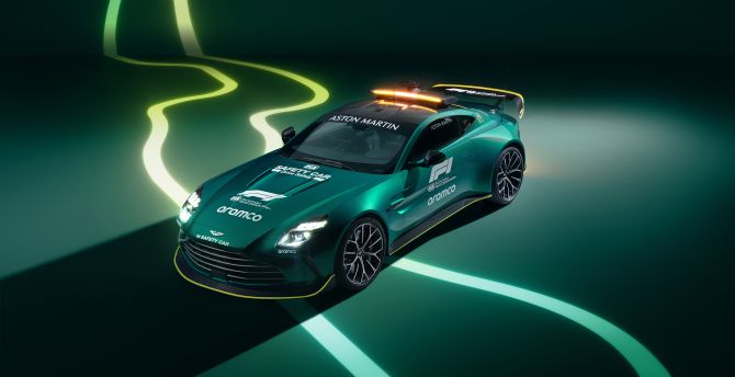 Aston Martin Vantage, F1 Safety car, 2024 wallpaper