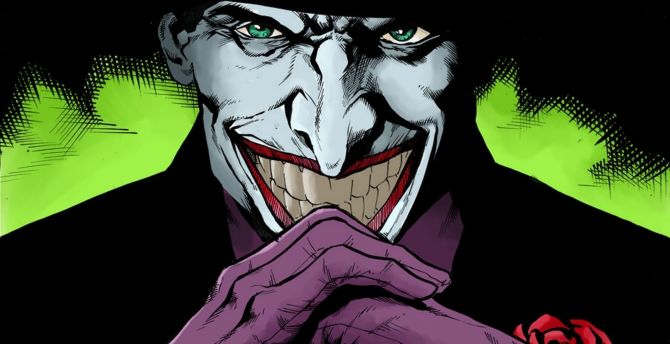 Joker, dc comics, clown, villain wallpaper