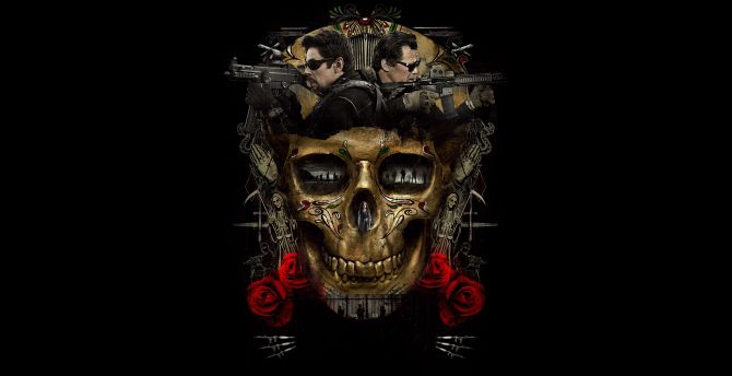Sicario: Day of the Soldado, Benicio del Toro, Josh Brolin, movie, poster wallpaper