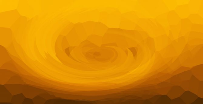 Abstract, yellow swirl wallpaper