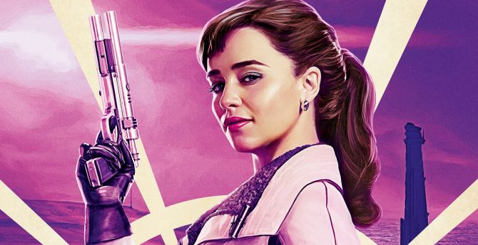 Solo: A Star Wars story, Emilia Clarke as Qira, movie, 2018 wallpaper