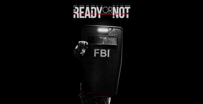 Ready Or Not, video game, FBI, police, dark wallpaper