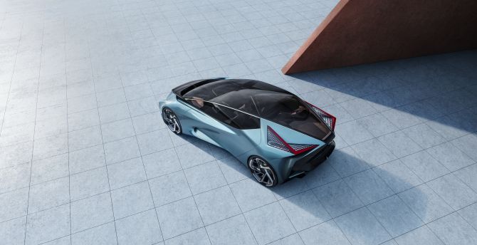 Top-view, Lexus LF-30, electric car, 2019 wallpaper