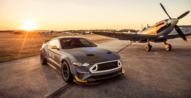 Sports car, Ford Eagle Squadron Mustang GT, 2018 wallpaper