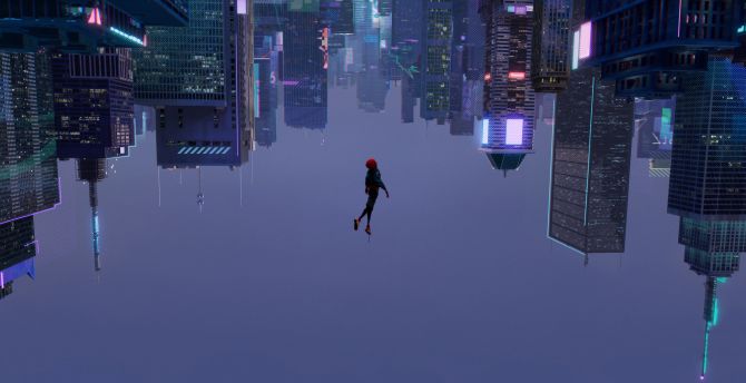 Spider-Man: Into the Spider-Verse, 2018 movie, animated movie wallpaper