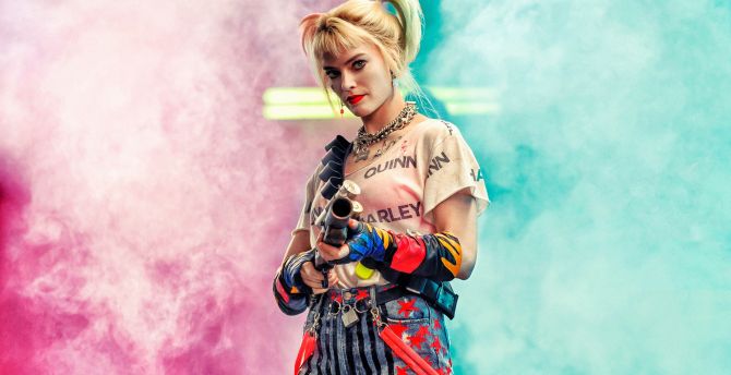 Harley Quinn, Margot Robbie, Birds Of Prey, movie, 2020 wallpaper