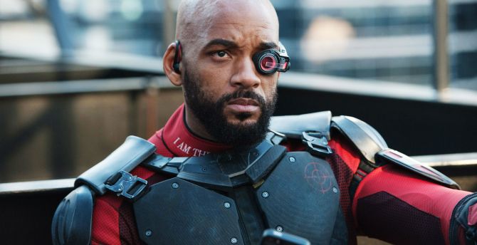 Will Smith as Deadshot, Suicide Squad, movie wallpaper