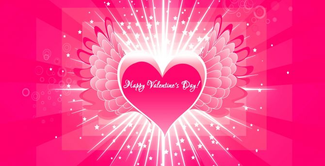 Wallpaper heart, abstract, valentine's day, love, art desktop wallpaper, hd  image, picture, background, d1e70d | wallpapersmug