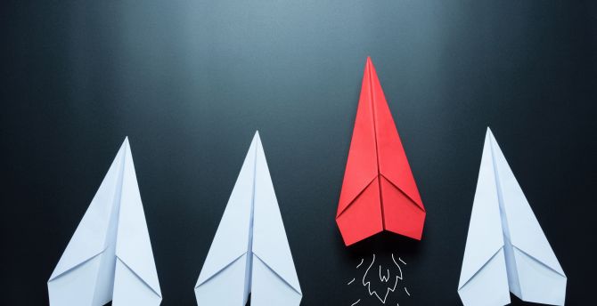 Paper Airplane Fabric Wallpaper and Home Decor  Spoonflower