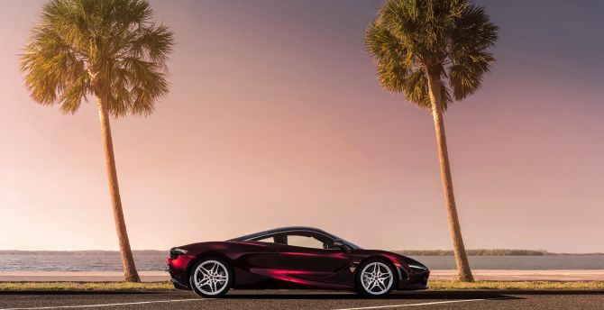 2018 car, Mclaren 720s (MSO) coupe, side view wallpaper