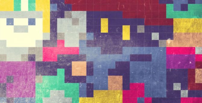 Geometry, colorful, squares, art wallpaper