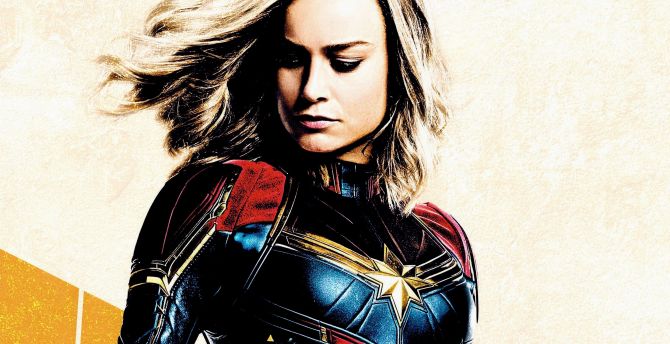 Movie, Captain Marvel, artwork, Brie Larson, 2019 wallpaper