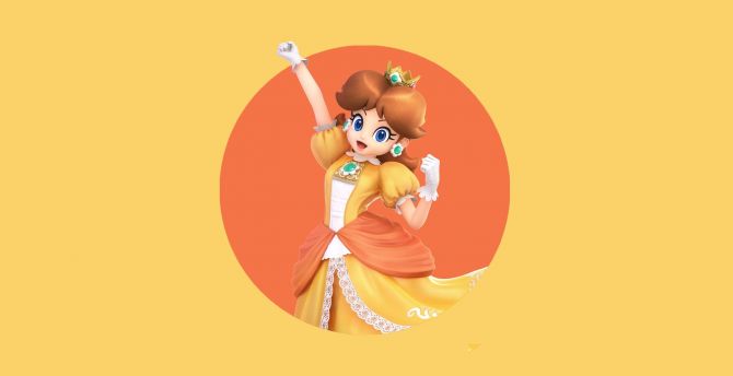 Princess Daisy, Super Smash Bros. Ultimate, video game, 2018 wallpaper