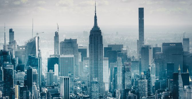 Buildings, skyscrapers, New York, city wallpaper