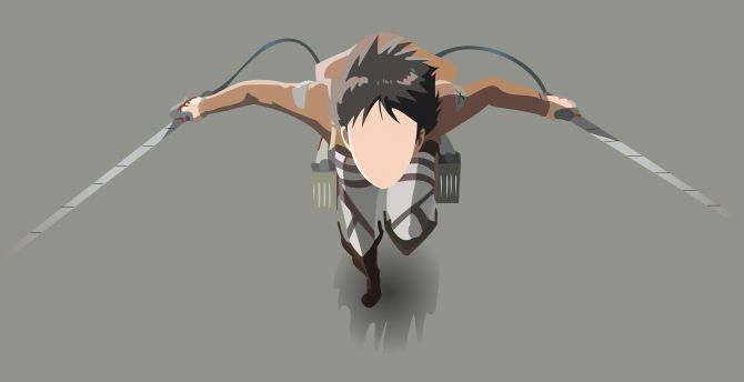 Eren Yeager, Attack on Titan, anime boy wallpaper