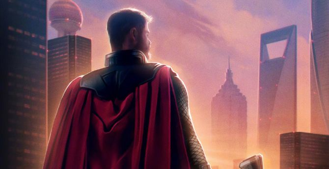 Thor, Avengers: Endgame, 2019 movie wallpaper