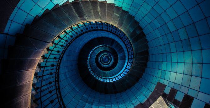 Spiral, stairs, architecture, house, building wallpaper