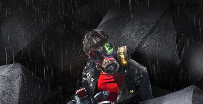 Watch Dogs: Legion, colorful mask, video game, xbox one, Playstation 4 wallpaper