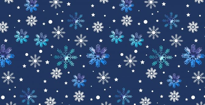 Abstract, snowflake, pattern wallpaper
