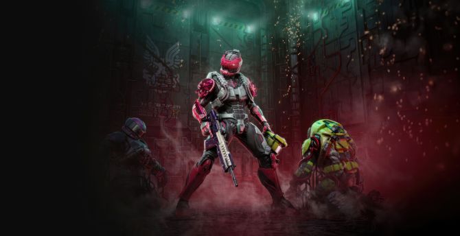 Halo Infinite Cyber Showdown 2, game wallpaper