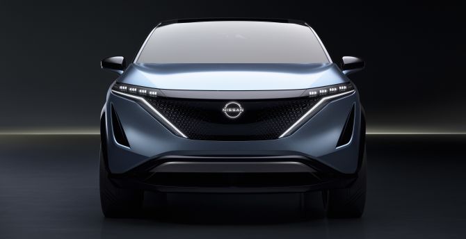 Front-view, Nissan Ariya, Electric car, 2019 wallpaper