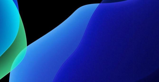 Desktop wallpaper dark-blue, ios 13, abstract, hd image ...