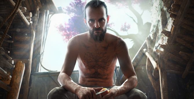 Shirtless man, video game, 2019, Far Cry New Dawn wallpaper