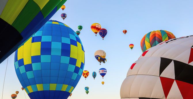 Adventure, festival, sky, hot air balloons, flight wallpaper