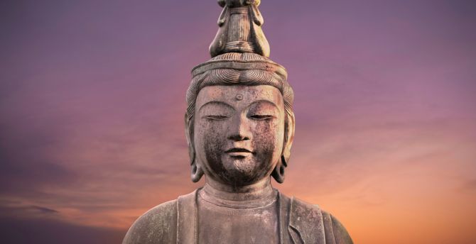 Meditation, Buddha, statue wallpaper