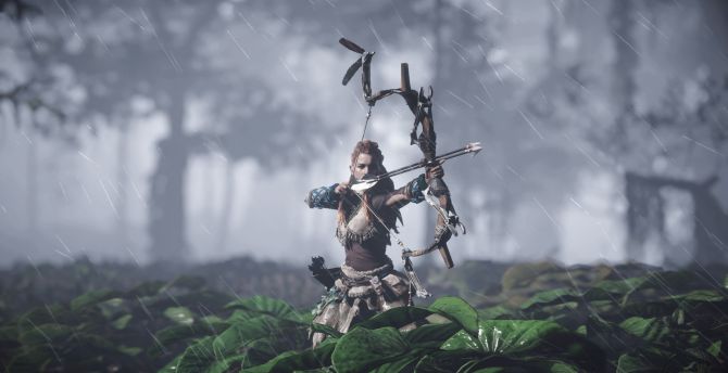 Desktop Wallpaper Horizon Zero Dawn Playstation Game Archer Hd