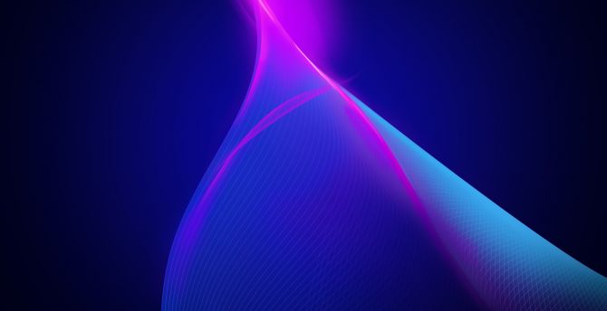 Curves, pink blue, glowing lines, stock wallpaper